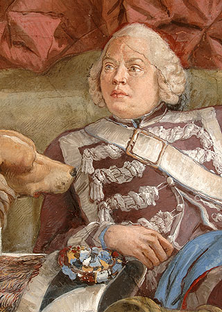 Picture: Balthasar Neumann, detail from the staircase fresco