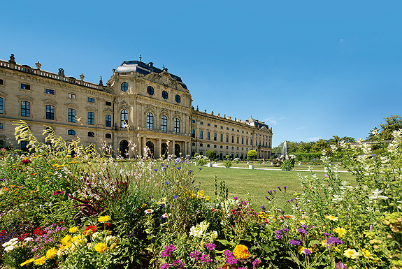 Bild: Residenz Würzburg, Gartenfassade