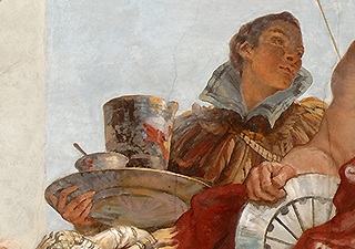 Treppenhaus der Residenz Würzburg, Detail, Foto: Achim Bunz