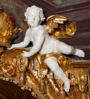 Bild: Putto in der Hofkirche